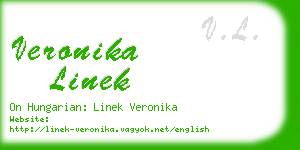 veronika linek business card